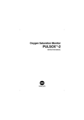 Minolta Pulsox-2 Instruction Manual