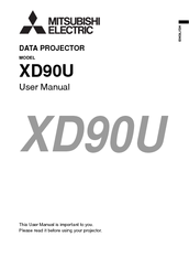 Mitsubishi Electric XD90U User Manual