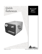 Avery Dennison Monarch 9864 Quick Reference Manual