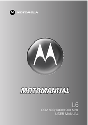 Motorola L6 GSM User Manual