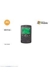 Motorola MOTO Q 6802935J46 User Manual