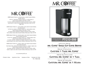 Mr. Coffee PTC13-099 Instruction Manual