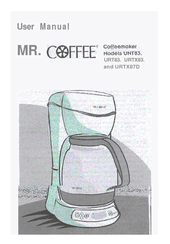 Mr. Coffee URTX83 User Manual