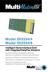 Multitech MultiModem ISI ISI3334/8 Installation Manual