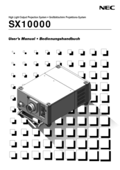 NEC SX10000 User Manual