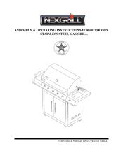 Nexgrill 720-0025 LP Assembly & Operating Instructions