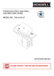 Nexgrill 720-0140-LP Use And Care Manual