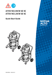 Nilfisk-ALTO ATTIX 965 2H/M SD XC Quick Start Manual