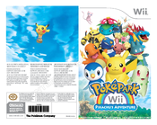Nintendo PokePark Pikachu's Adventure 71573A Instruction Booklet
