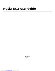 Nokia 7510 Supernova User Manual