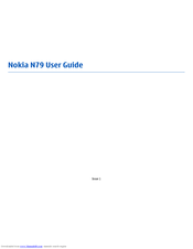 Nokia N79 User Manual