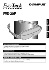 Olympus Eye-Trek FMD-20P Instruction Manual