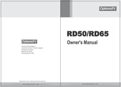 Optoma ThemeScene RD50 Owner's Manual