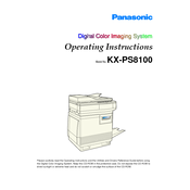 Panasonic KX-PS8100 Operating Instructions Manual