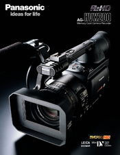Panasonic P2HD AG-HVX200 Brochure & Specs