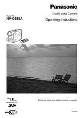 Panasonic NV-DS88A Operating Instructions Manual