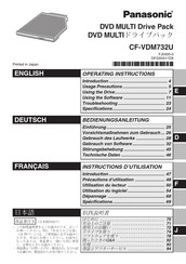 Panasonic CFVDM732U - DVD Operating Instructions Manual