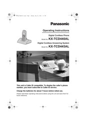 Panasonic KX-TCD445AL Operating Instructions Manual