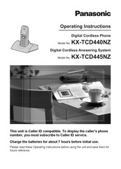 Panasonic KX-TCD440NZ Operating Instructions Manual