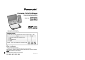 Panasonic PalmTheater DVD-LS5 Operating Instructions Manual