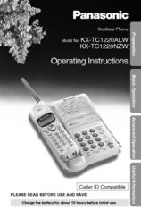 Panasonic KX-TC1220NZW Operating Instructions Manual
