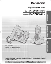 Panasonic KX-TCD535HK Operating Instructions Manual