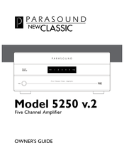 Parasound 5250 V.2 Owner's Manual