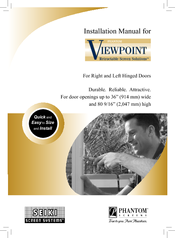 Phantom Viewpoint VI0508 Installation Manual