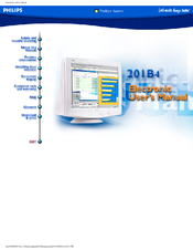Philips 201B4 User Manual