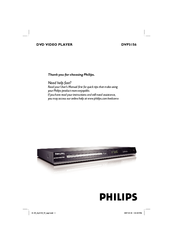 Philips DVP3156 User Manual
