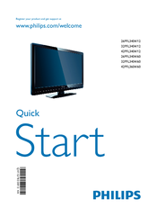 Philips 26PFL3404/60 Quick Start Manual