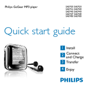 Philips GoGear Spark SA2945/97 Quick Start Manual
