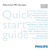 Philips GoGear SA2CAM08K Start Manual