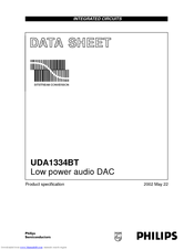 Philips UDA1334BT Datasheet