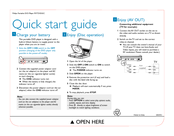 Philips PET721C/12 Quick Start Manual