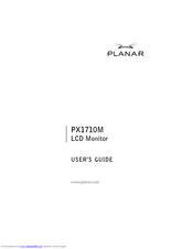 Planar PX1710M User Manual