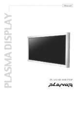 Planar Planar PDP 60B Manual