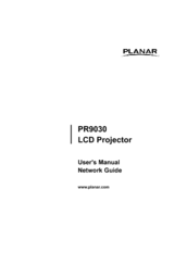 Planar PR9030 User Manual-Network Manual