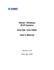 Planet ICA-108W User Manual