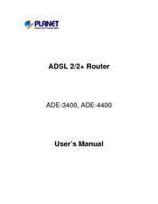 Planet ADE-4400 User Manual