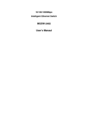 Planet MGSW-2402 User Manual