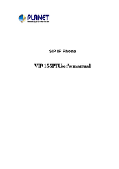 Planet Networking & Communication VIP-155PT User Manual
