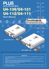 PLUS Vision U4-112 User Manual
