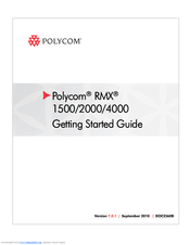 Polycom RMX DOC2560B Getting Started Manual