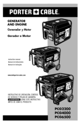 Porter-Cable PCG6500 Instruction Manual