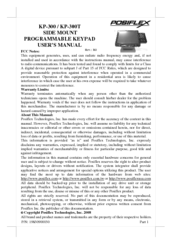 POSIFLEX KP-300T User Manual
