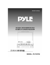 Pyle PLTVD7IN PLTVD7IN Owner's Manual