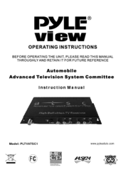Pyle view PLTVATSC1 Instruction Manual