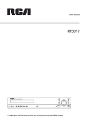 Rca RTD317 User Manual