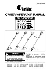 RedMax BC3400DL Owner's/Operator's Manual